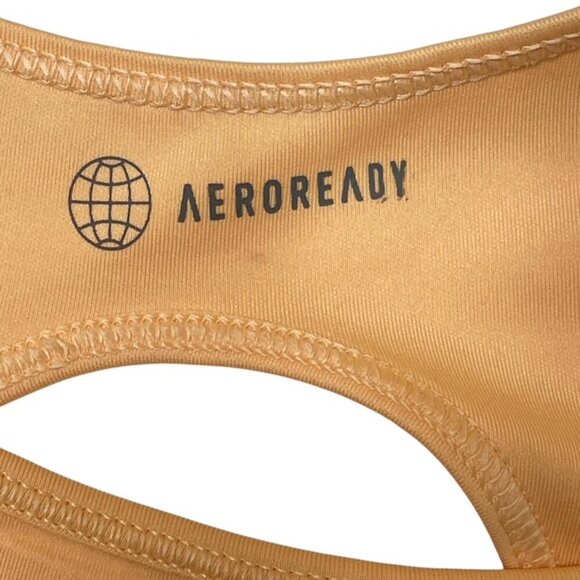 ADIDAS AEROREADY Padded 3-Stripes Strappy Sports Bra, Size XL D-DD - NWOT - Picture 3 of 6